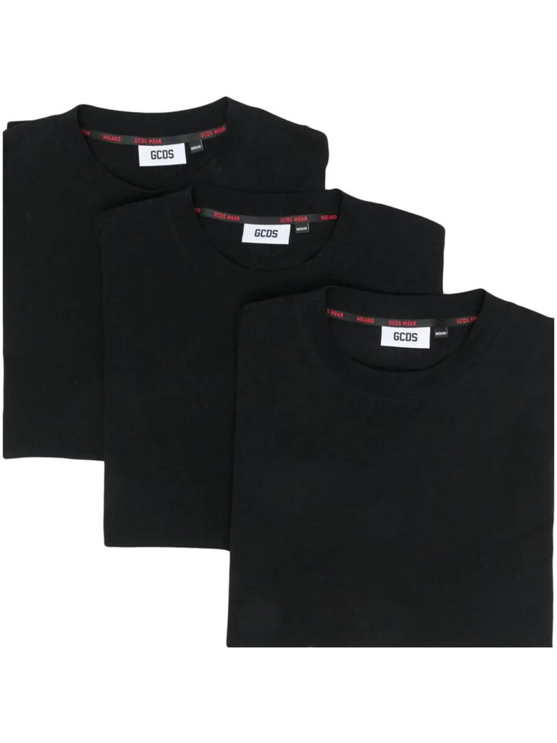 Gcds Three-Pack Cotton T-Shirt Clothing