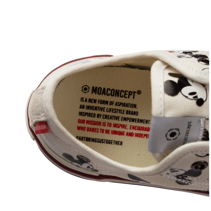 Moa Concept Mickey Mouse-Print Low-Top Sneakers