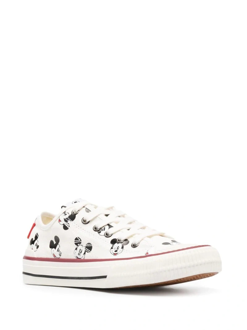 Moa Concept Mickey Mouse-Print Low-Top Sneakers