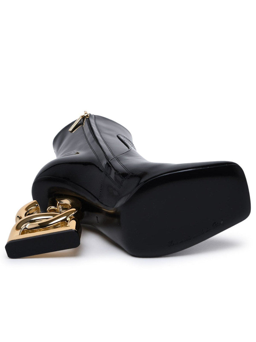 MISTO PELLE NERO 中的 STIVALETTO